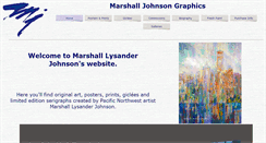 Desktop Screenshot of marshalljohnson.com