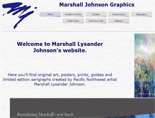 Tablet Screenshot of marshalljohnson.com